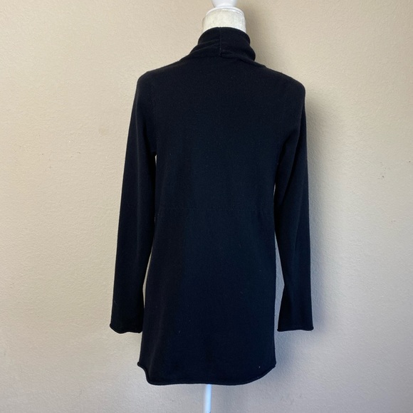 Vince Black 100% Cashmere Front Tie Cardigan. - Picture 6 of 9